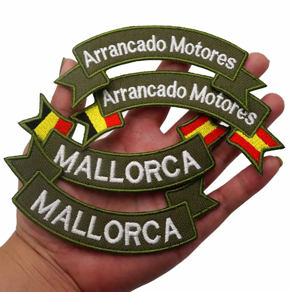 Parches personalizados con el nombre de la bandera de Canadá, gancho de hierro, respaldo, 12x5cm, DE13 - imagen 5