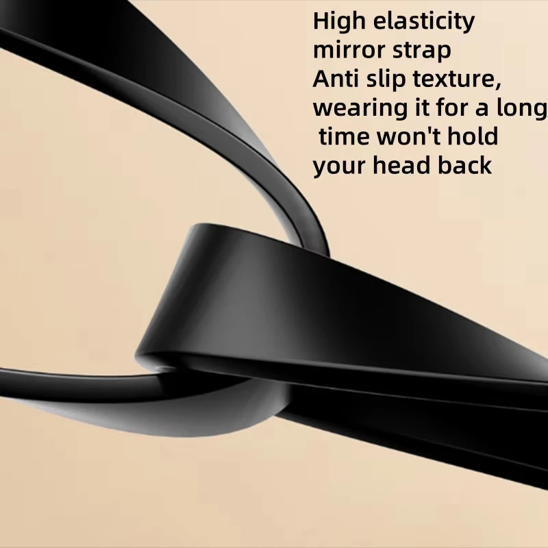 Gafas de natación con montura grande para adultos, lentes planas transparentes de alta definición, impermeables, antivaho, anti UV, con tapones para los oídos integrados, 1 piezas - imagen 3