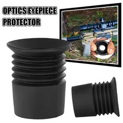 Protector óptico para ocular, cubierta protectora de goma para retroceso de ojos, cubierta extensora de lente de alcance Flexible para telescopio de alcance de Rifle Airsoft