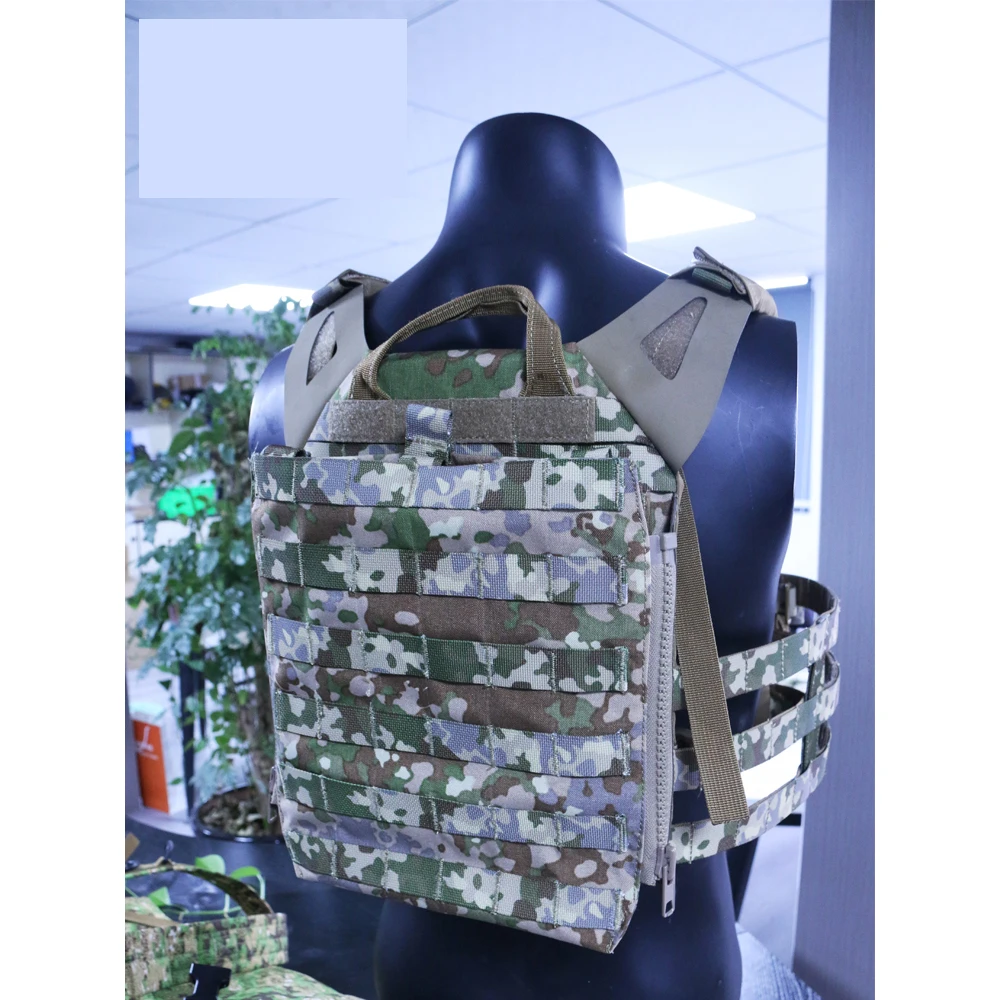 Chaleco táctico táctico de camuflaje Flecktarn mejorado JPC2.0 para exteriores, equipo de protección extraíble - imagen 5
