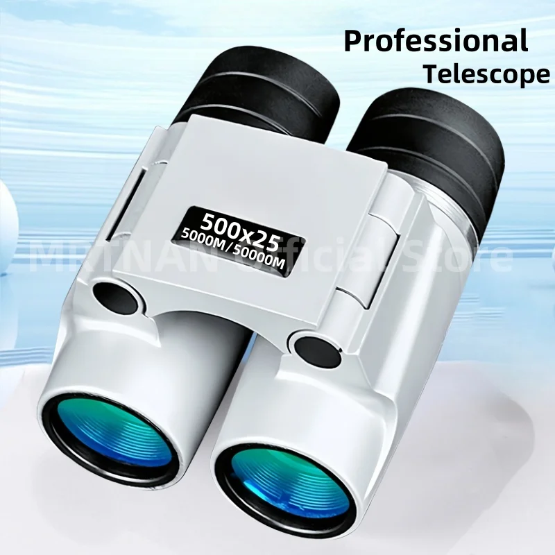 Telescopio Monocular profesional de largo alcance, binoculares potentes de enfoque automático, 500x25, 50000M, Mini portátil, HD, impermeable - imagen 2