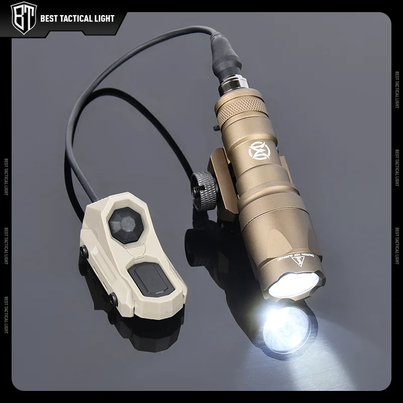 Linterna táctica SF M300A/M600C, 400/600 lúmenes, luz blanca, interruptor AXON, arma de caza, luz de explorador, accesorios para pistola Airsoft - imagen 3
