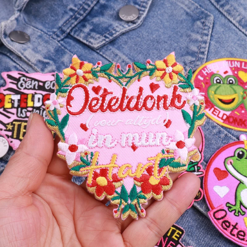 2025 nuevo diseño Oeteldonk carnival parches para planchar para ropa parche bordado de rana holandesa Festival decorar pegatina de regalo - imagen 5