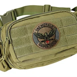 TAC MORALE parche táctico bordado Sniper con velcro mochila