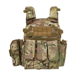 Chaleco táctico MOLLE camuflaje infantil para cosplay y juego de rol