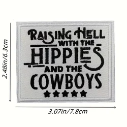 Parche bordado vintage meme insignia para planchar y coser mochilas