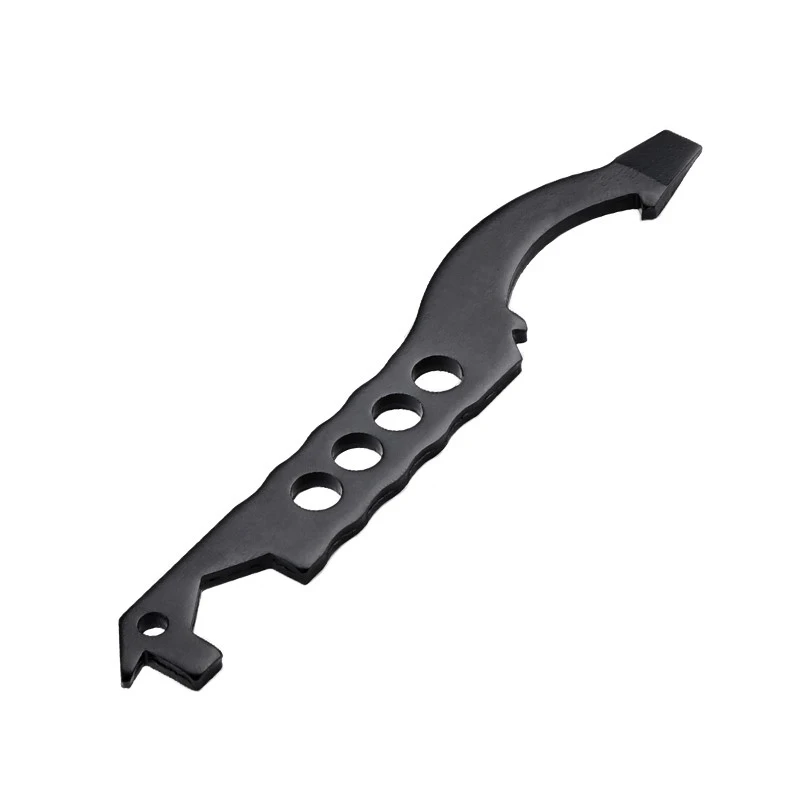 Herramienta de limpieza de pernos, llave hexagonal táctica PEQ, llave de montaje de metal ajustable, mini herramienta de llavero de aluminio - imagen 2