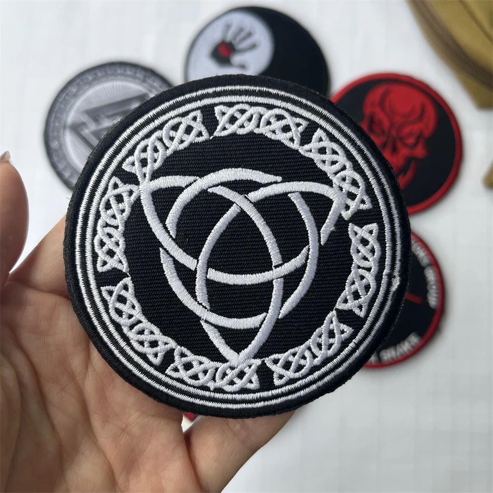 FOG NOTHING Team parches bordados, moral táctica, no todos los que se pierden, brújula, insignia, pegatina para mochila - imagen 3