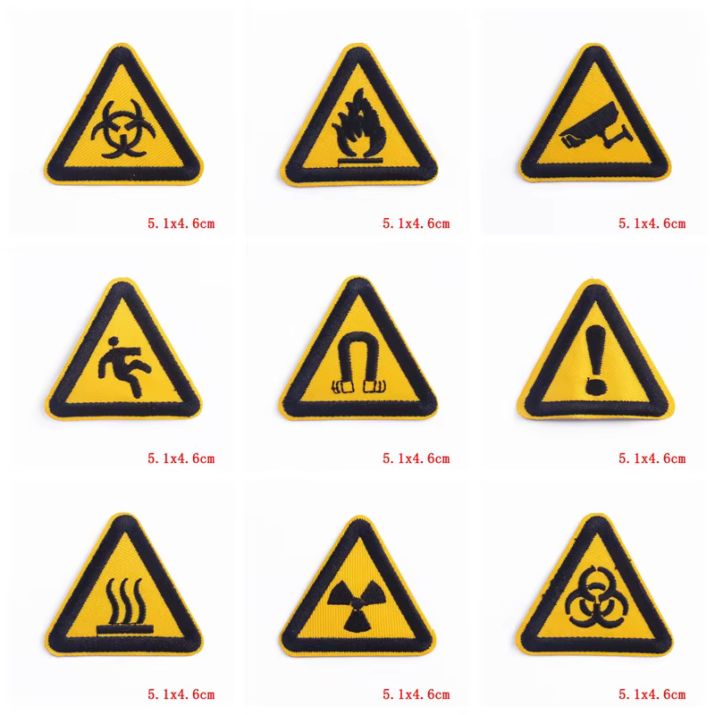 Parches termoadhesivos para planchar en la ropa, letras, eslogan de prohibición, bordado, bricolaje, 10 unids/lote - imagen 5