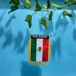 SKY FLAG Bandera de coche México impresa por ambos lados