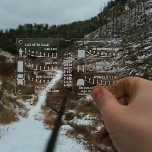 Tablero de encuesta táctico al aire libre, medición portátil para medición de disparo de rango - imagen 2