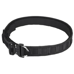 Cinturón MOLLE táctico 1,5 pulgadas hebilla liberación rápida 3 capas