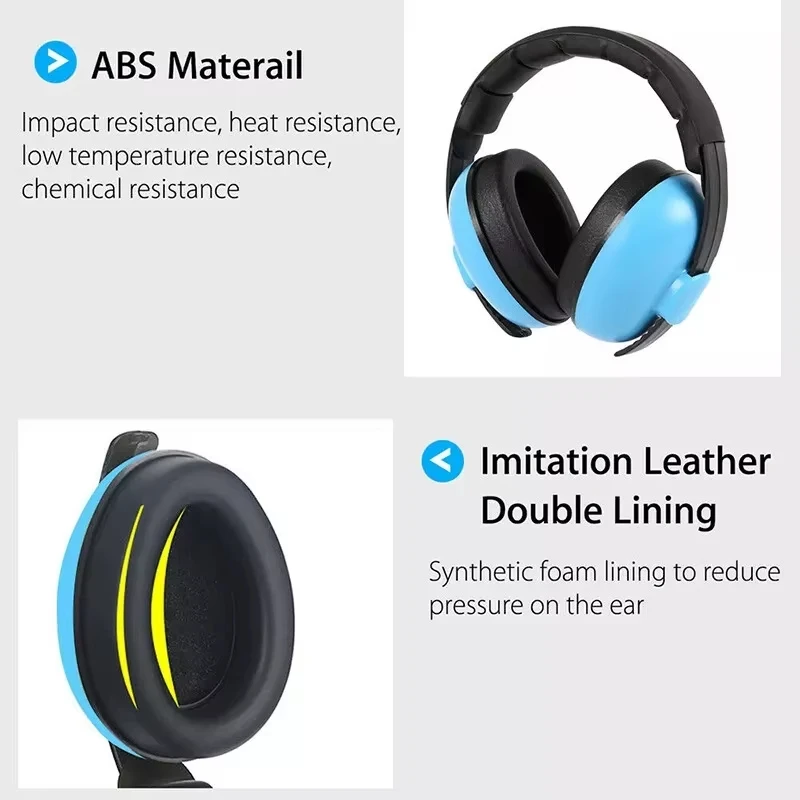 Protectores auditivos para niños, orejeras para niños, protección auditiva para bebés, auriculares con cancelación de ruido para bebés de 0 a 24 meses - imagen 4