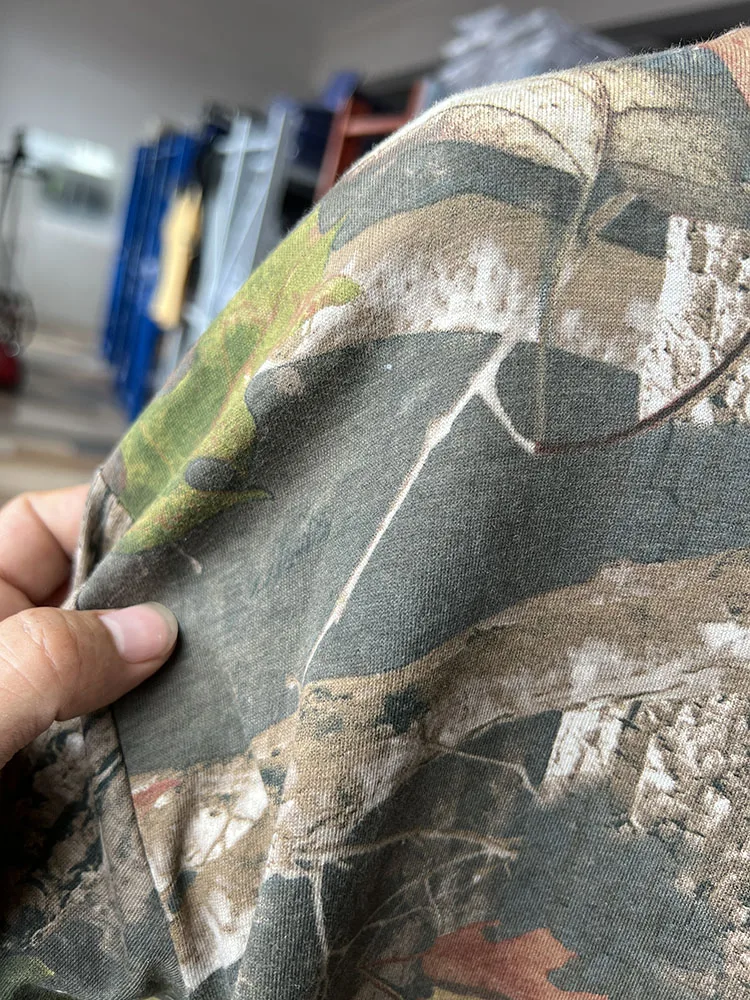 M-5XL de manga larga para hombre, camisa elástica de secado rápido, fotografía biónica para observación de aves, pesca y Trekking, talla grande, Verano - imagen 4