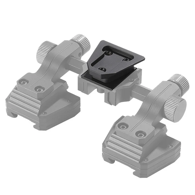 Hebilla de montaje adaptadora de soporte de puente de cola de milano de visión nocturna NVG de aluminio táctico para NVG10 NVG18AN/PVS15A PVS18 PVS31 RNVG - imagen 4