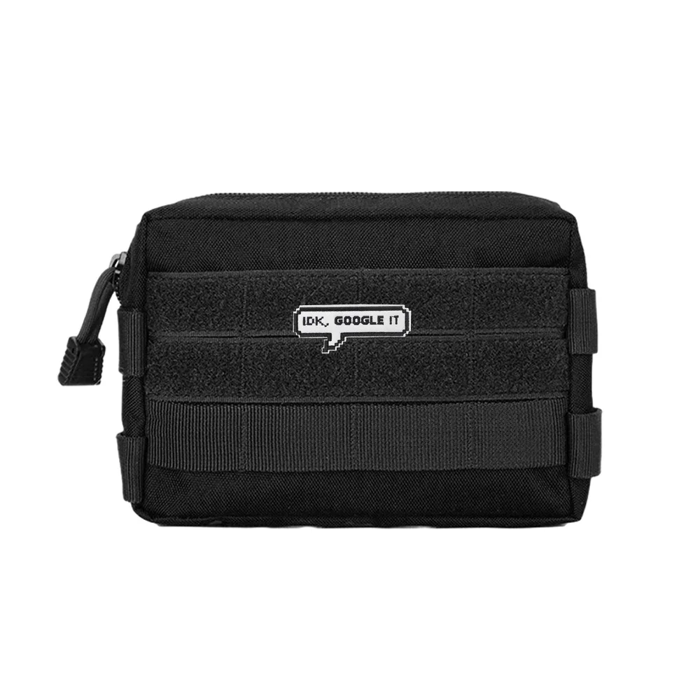 No sé divertido Meme cita Velcros parche moral insignia táctica pegatina bordado gancho bucle sujetador DIY Jeans gorra mochila - imagen 4