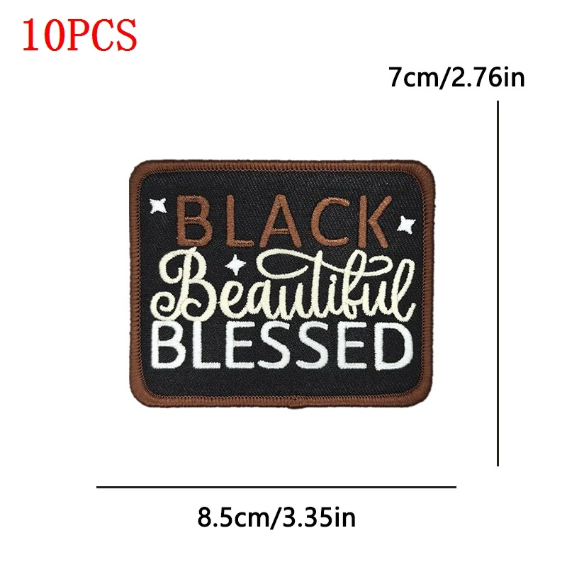 10 unids/set Outlaw Mama letras parches para planchar para ropa parches bordados de estilo occidental en camiseta insignia con apliques de personalidad - imagen 3
