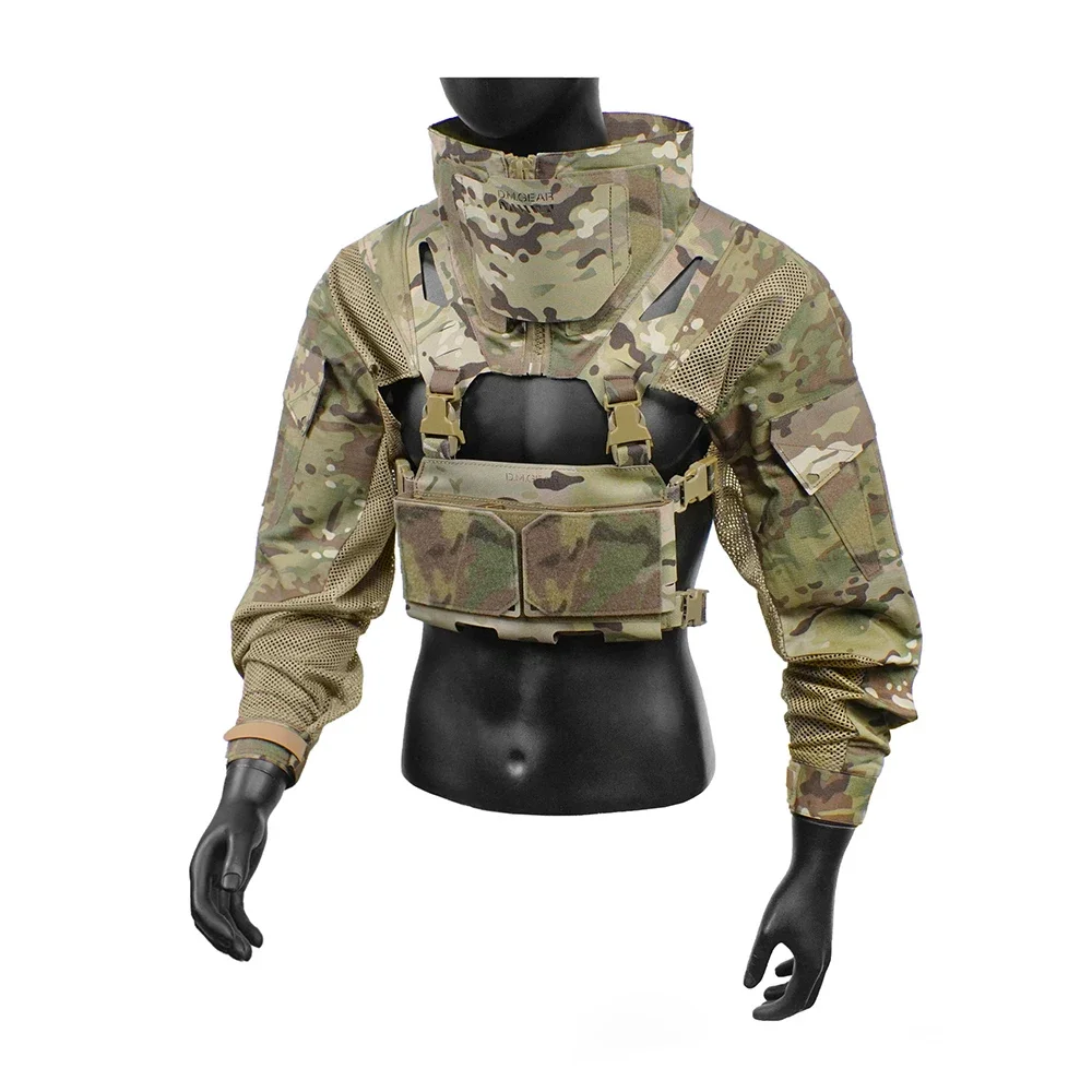DMGear-uniforme de combate táctico, chaqueta de caza con bolsa Triple Mag, ropa de camuflaje, transpirable y cómoda - imagen 3
