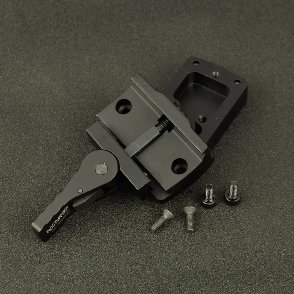 Montaje de DOCTER táctico Mini Riser QD, bloqueo automático completo, vista de punto rojo para Airsoft, riel Weaver Picatinny, 20 mm - imagen 3