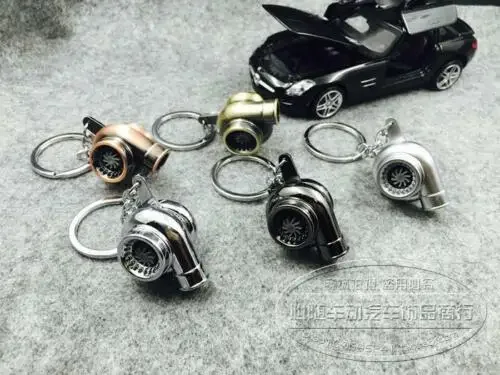 Nuevo silbato sonido Turbo llavero turbina giratoria llavero con anilla llavero - imagen 4