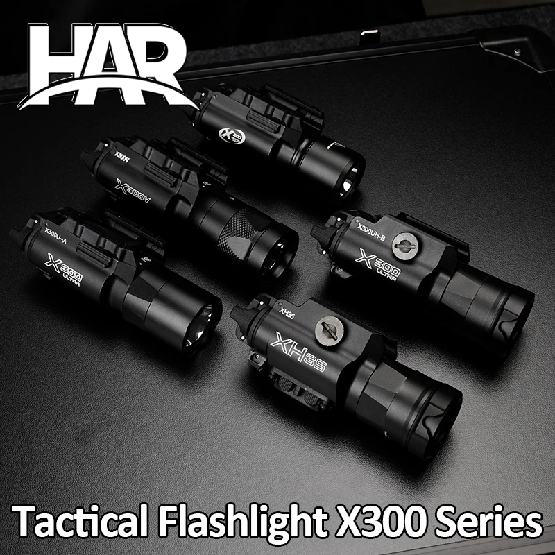 WADSN linterna táctica Surefir serie X300 XH35 X300UH-B X300 X300U X300V lámpara de pistola compatible con riel de 20MM PEQ NGAL DBAL MAWL OGL - imagen 2