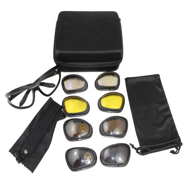 Gafas de sol tácticas X7 C5 con lentes polarizados para caza y tiro - imagen 5