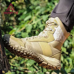 HUMTTO Botas tácticas senderismo trekking caza impermeable hombre