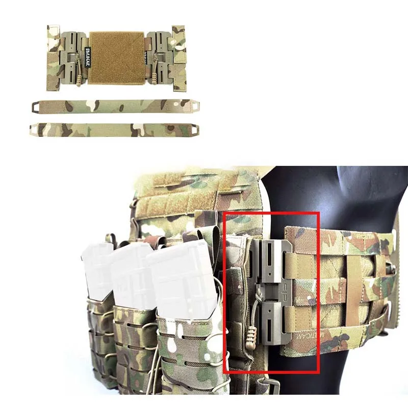 Chaleco táctico Universal con hebilla magnética de extracción rápida, conjunto MOLLE, sistema de liberación rápida para chaleco JPC CPC 6096 - imagen 2