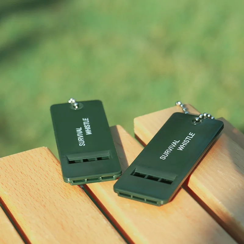 Silbato de supervivencia al aire libre de tres frecuencias, silbato de rescate, silbato de emergencia, silbato de alivio de terremotos de alta frecuencia - imagen 2