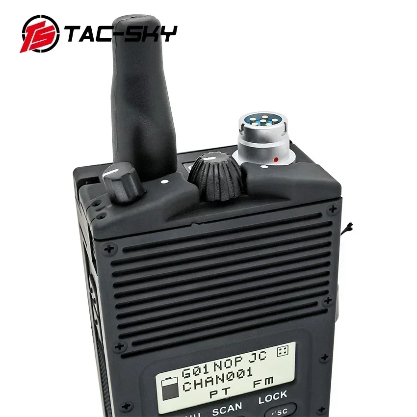 TS TAC-SKY walkie-talkie táctico PRC 148 modelo virtual para walkie-talkie táctico YAESU VERTEX con enchufe de estuche PRC 148 - imagen 4