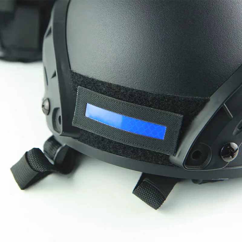 Parches tácticos de nailon con tira reflectante, apliques de identificación al aire libre de visión nocturna para decoración de mochila de ropa - imagen 5