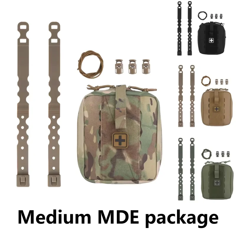 Chaleco exterior Molle botiquín de primeros auxilios mediano botiquín de primeros auxilios EMT botiquín de primeros auxilios para traumatismos de gran capacidad botiquín de primeros auxilios de liberación rápida - imagen 3