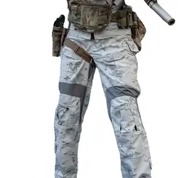 Snow Camouflage G3 Multi-function MCAP Tactical Pants Training Pants For Men Outdoors