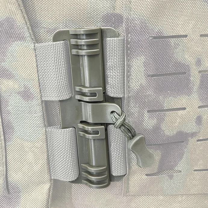 Chaleco táctico MOLLE con cinturón liberación rápida en nailon - imagen 4