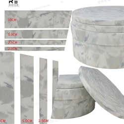 Chaleco táctico de camuflaje blanco, accesorios para cinturón, traje de rana, funda para casco, cinta adhesiva ((sin pegamento en la parte posterior)