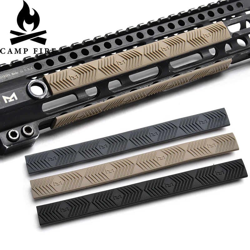 Kit de montaje en Panel de riel de KEYMOD MLOK, cubiertas de riel para rellenar las ranuras de M-LOK para agregar accesorios de agarre adicional AR15 M4, 4 piezas y 5 piezas - imagen 2