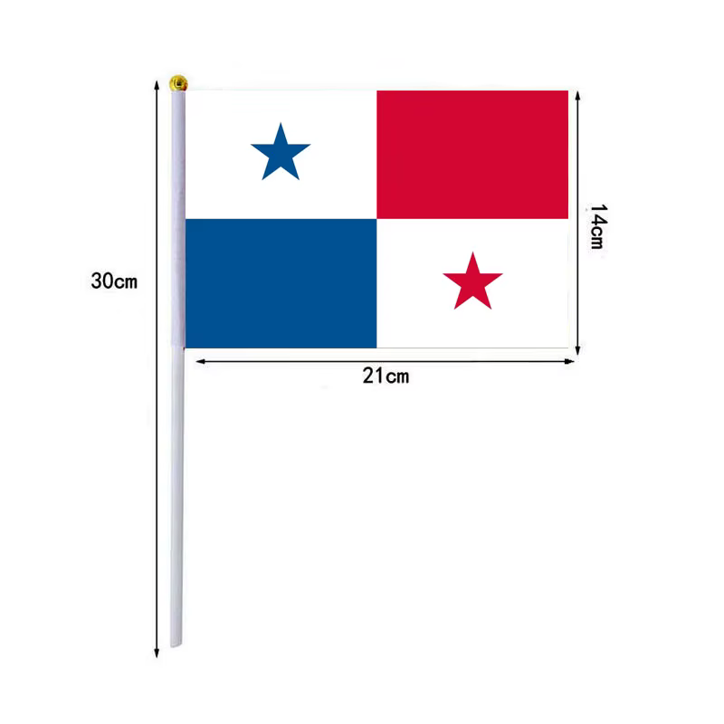 Bandera acrílica de Panamá 14x21 cm – Venta al por mayor en España disponible - imagen 2