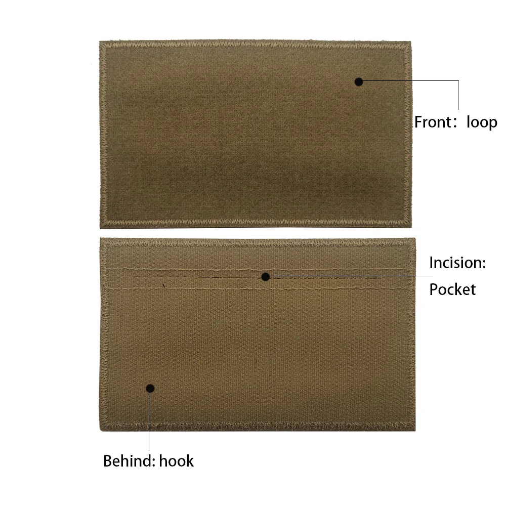 Insignia táctica mágica, pegatina colgante de extensión, tarjeta de identificación, tarjeta de autobús, bolsa de almacenamiento de tarjeta bancaria, bolsa colgante - imagen 5