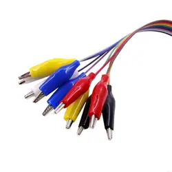 Cable de prueba con pinza cocodrilo y conectores banana circuito