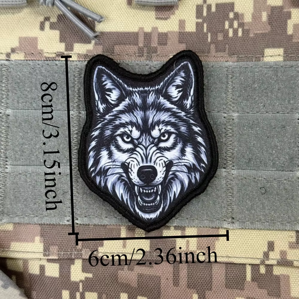 Parches tácticos de animales con gancho para ropa militar decoración - imagen 5