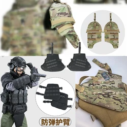 Chaleco táctico antibalas con cobertura cervical y hombros