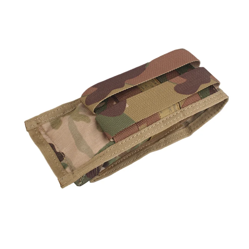 Emersongear-bolsa para una sola revista con solapa, bolsa magnética abierta, bolsillo de caza MOLLE, soporte de combate, Airsoft, Camping al aire libre - imagen 5