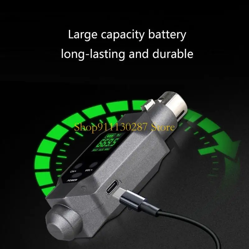 J1HC conveniente sistema con micrófono inalámbrico convertidor tipo C carga para micrófono cable - imagen 5