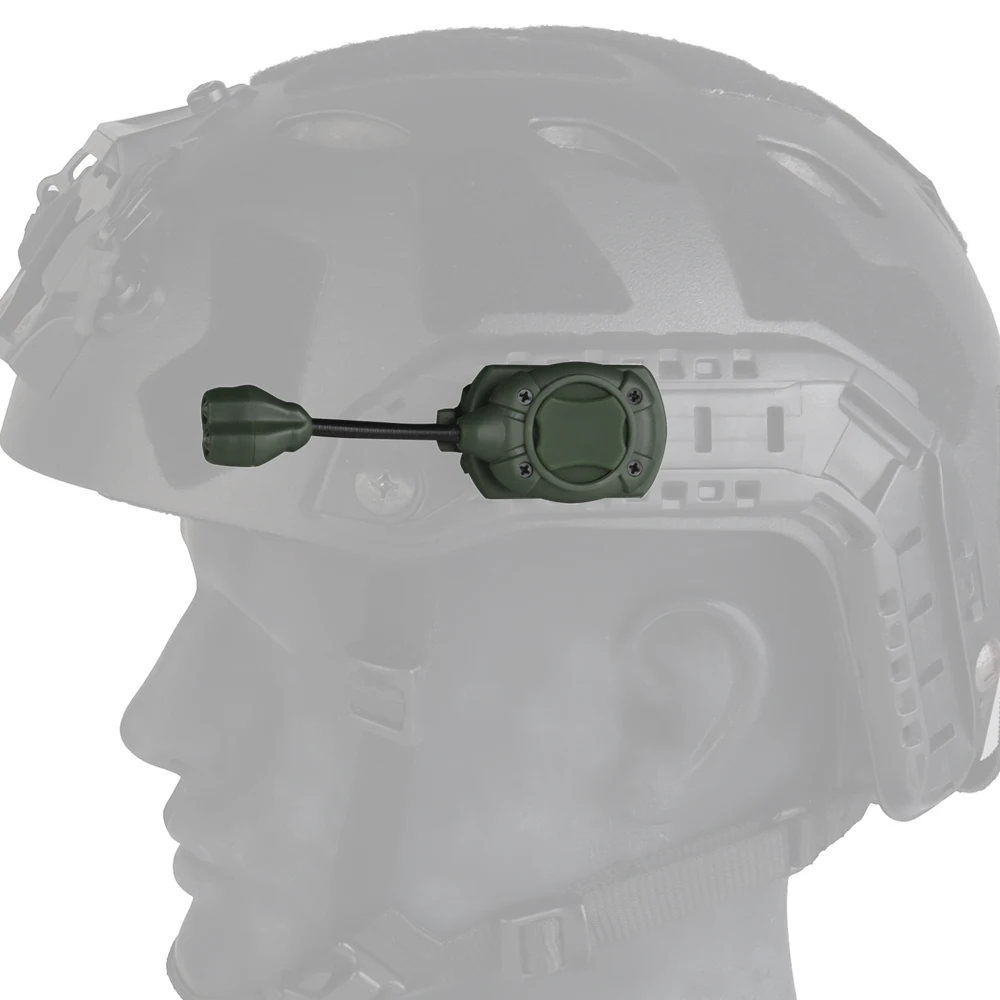 Interruptor de luces para casco táctico rápido, sistema de iluminación Personal multifuncional, lámpara estroboscópica IR, lámpara para cascos MICH, equipo táctico - imagen 2