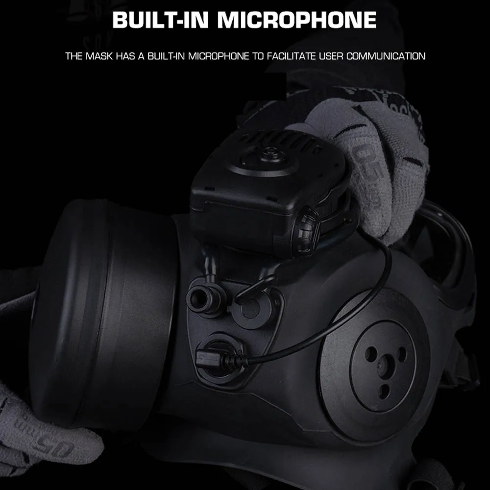 M53 Máscara gas simulada táctica cara completa para paintball - imagen 5