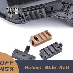 Adaptador riel Picatinny lateral para casco táctico – Montaje linterna