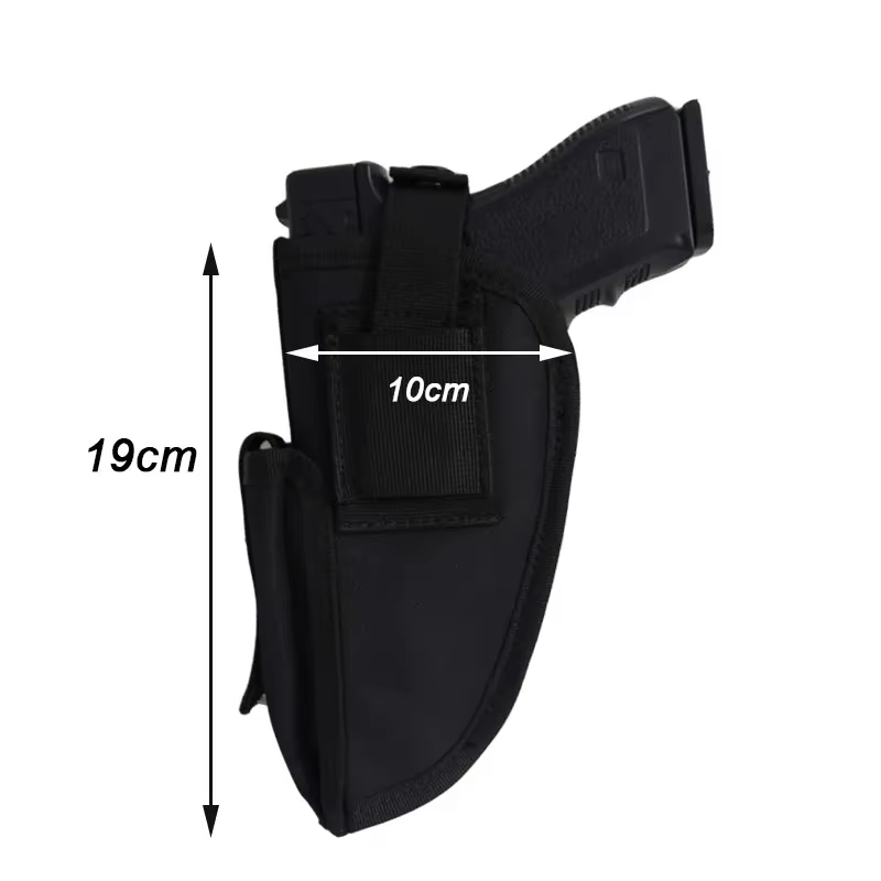 Funda táctica pistola Glock para cinturón con clip metálico - imagen 3