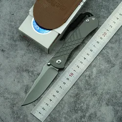 Nuevo Umnumzaan S35VN hoja mango de aleación de titanio al aire libre Camping caza supervivencia EDC herramienta cuchillo plegable