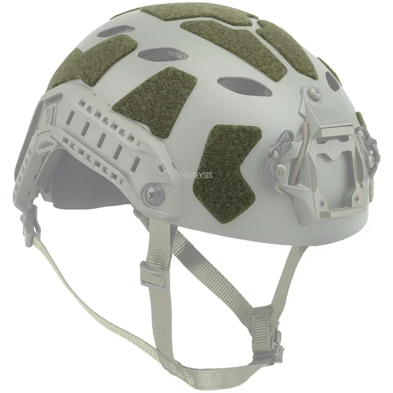 Pegatina mágica para casco rápido, parches para casco Airsoft para exteriores, gancho adhesivo y bucle para accesorios tácticos rápidos para casco CS, 11 Uds. - imagen 3