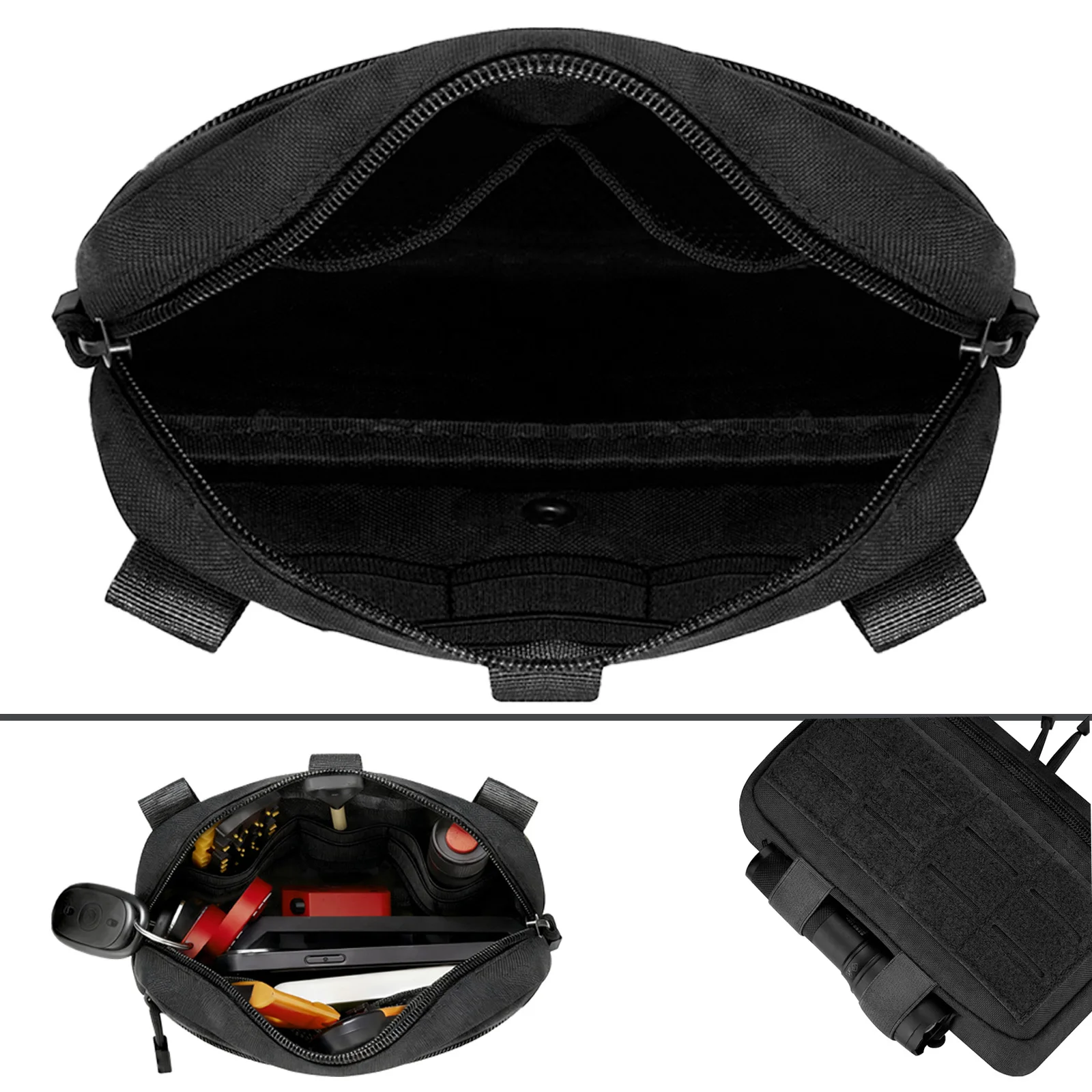 Bolsa para herramientas de utilidad MOLLE, riñonera táctica EDC, bolsa de primeros auxilios EMT de emergencia - imagen 3